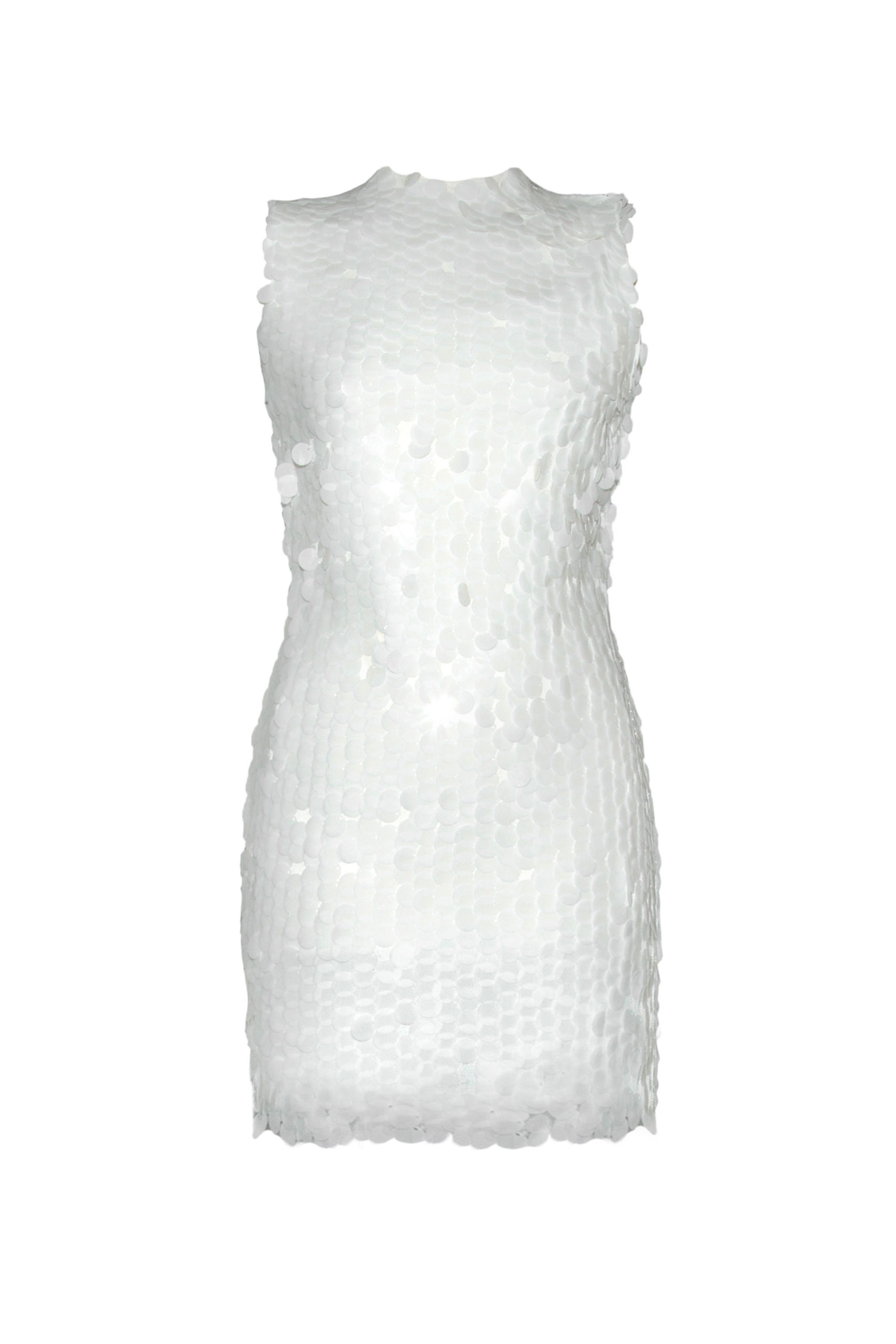 Grabar Treinta dramático Vestido lentejuelas blanco Mermaid Pure - Womance