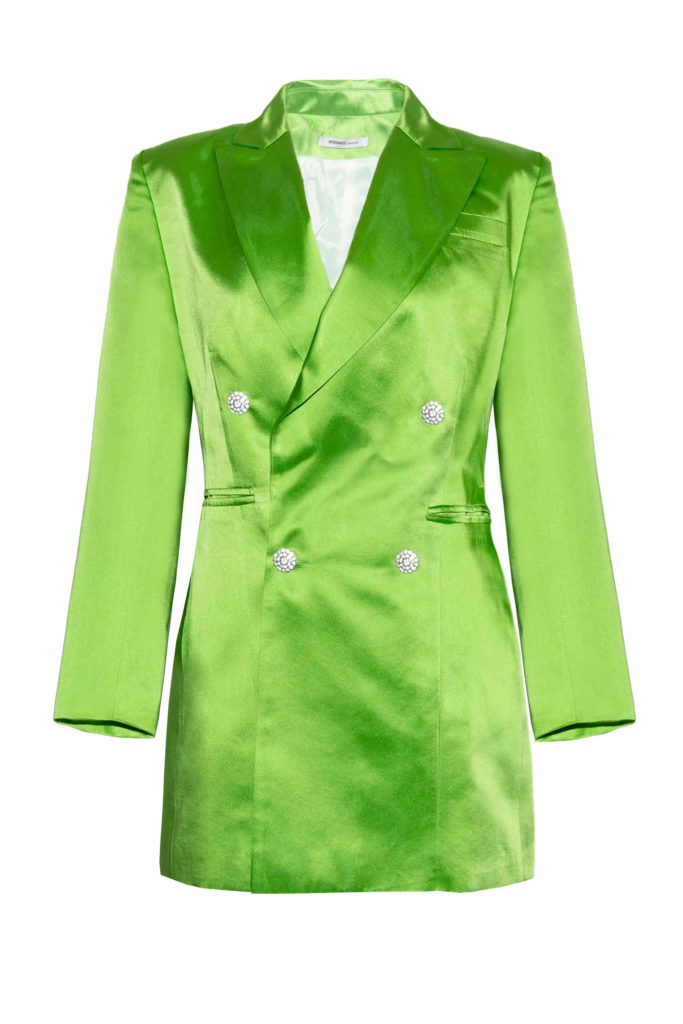 Chaqueta vestido verde The Tuxedo green smoking