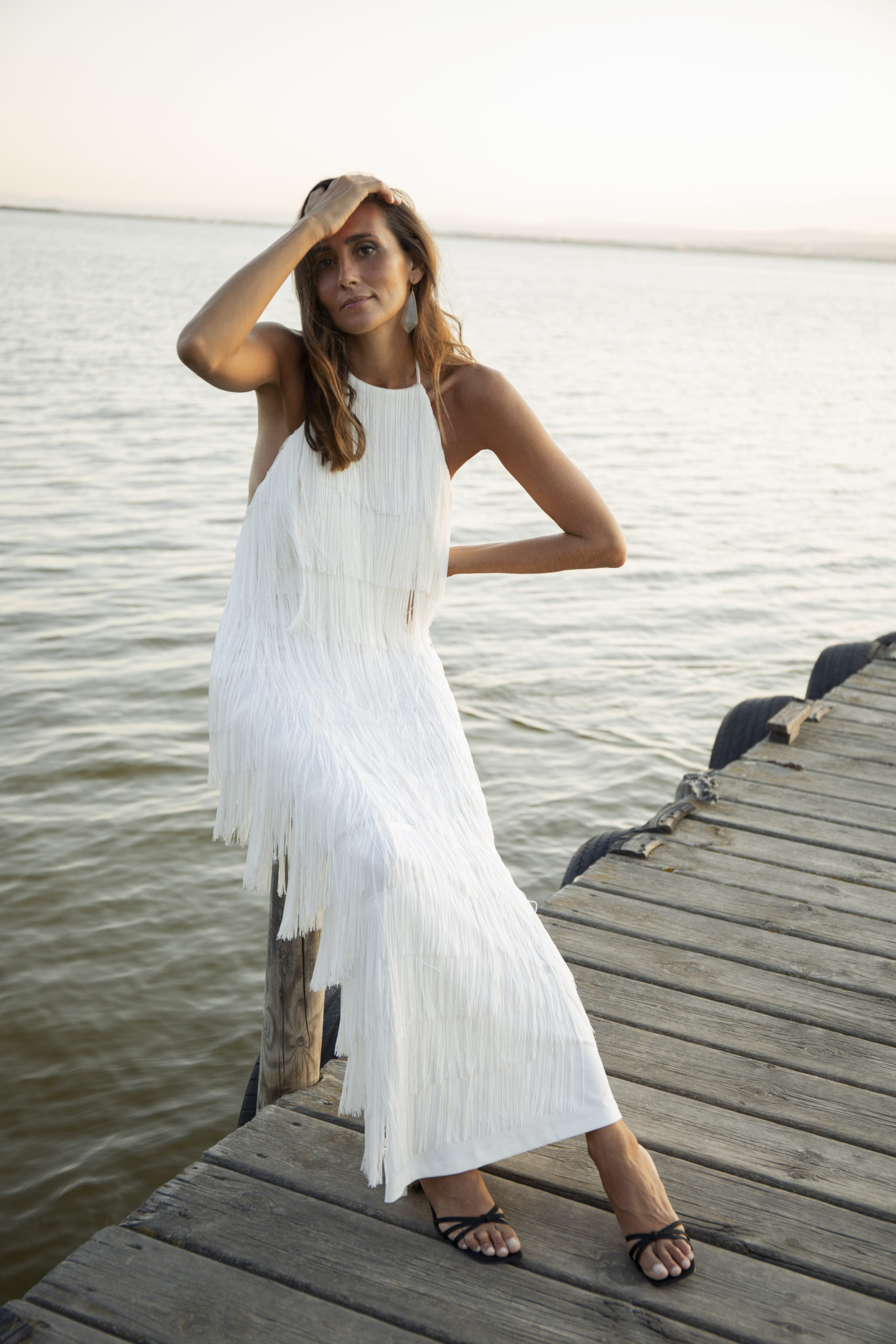 LONG ALBA white dress - Womance